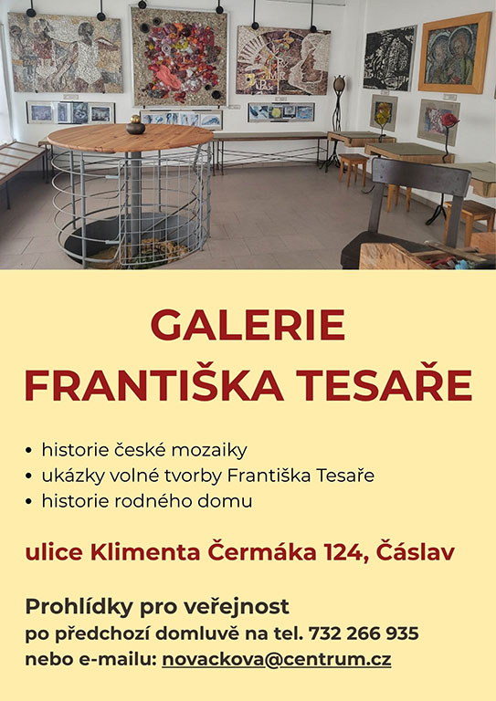 Komentované prohlídky v Muzeu mozaiky a galerii Františka Tesaře